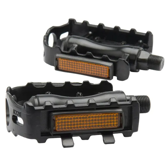 1 Pair BMX MTB Mountain Bicycle Bike Cycling Flat Pedals 9/16 Aluminium Alloy
