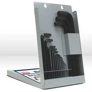 10614 Eklind Hex-L L Shaped Hex Key Set,Metal Box/mm,Long,14 pc
