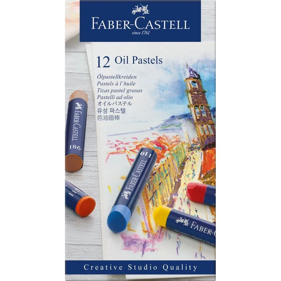 12 Oil Pastels