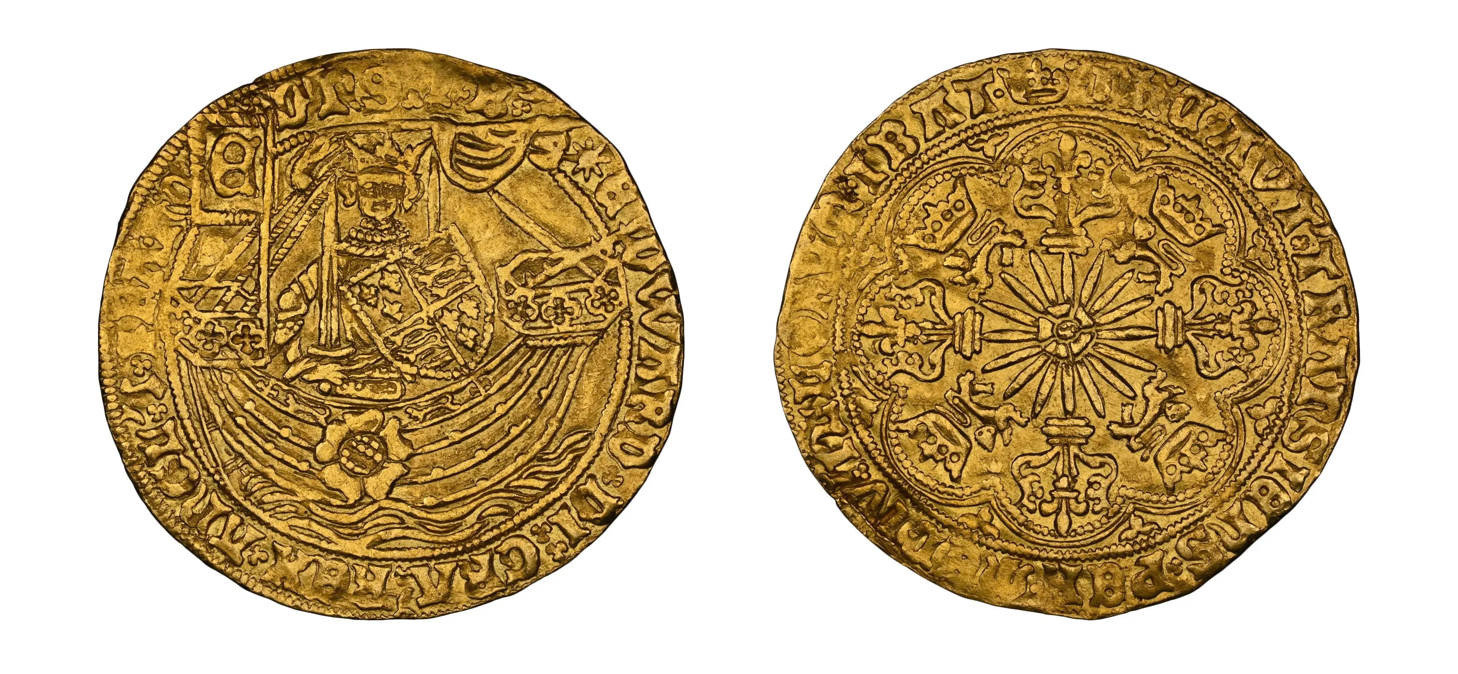 1467-68 ENG RYAL Edward IV NGC AU53