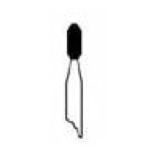 1/8" x 5/16" Mounted Points PT-60P Brown B Shaped