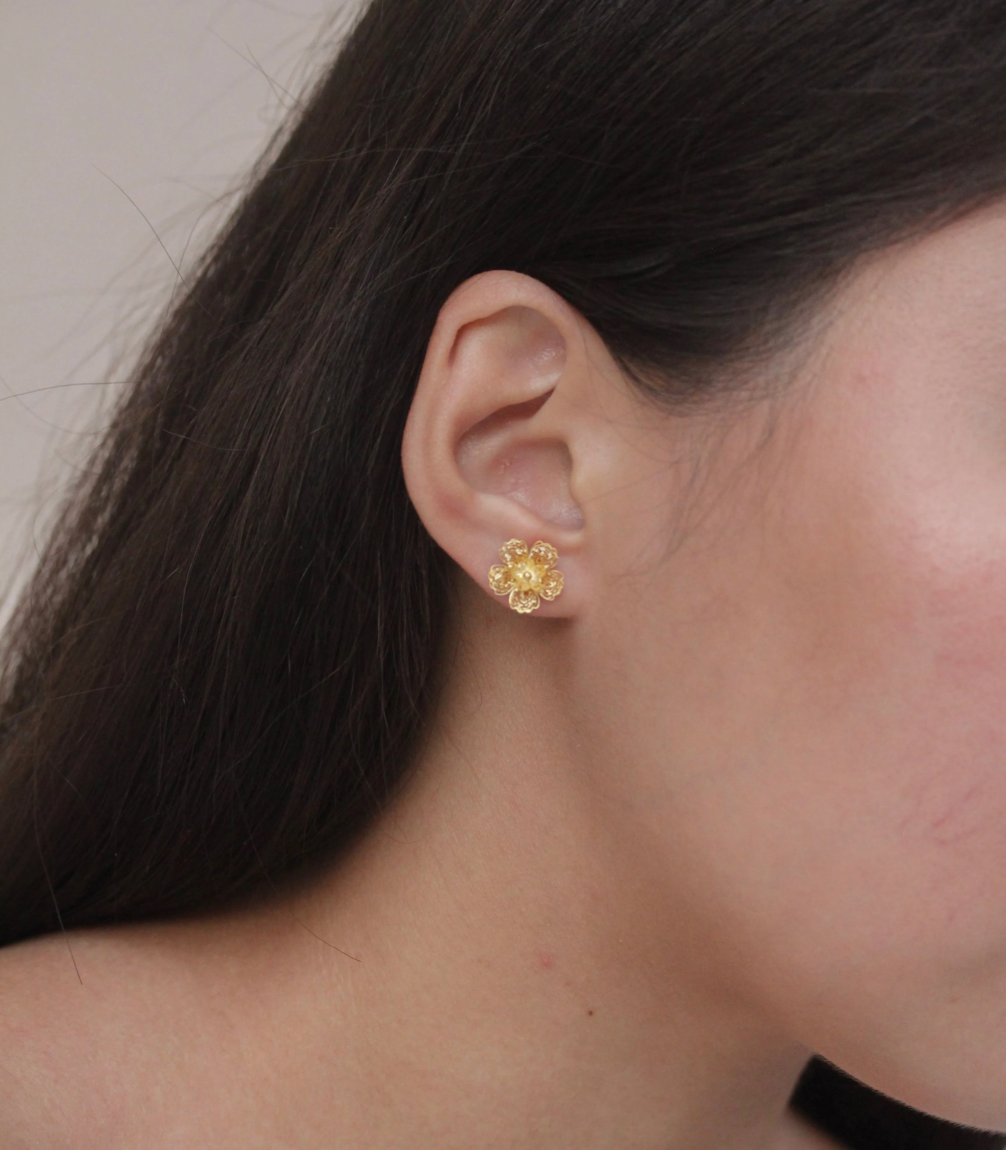 2-Way Gumamela Detachable Long Drop Earrings