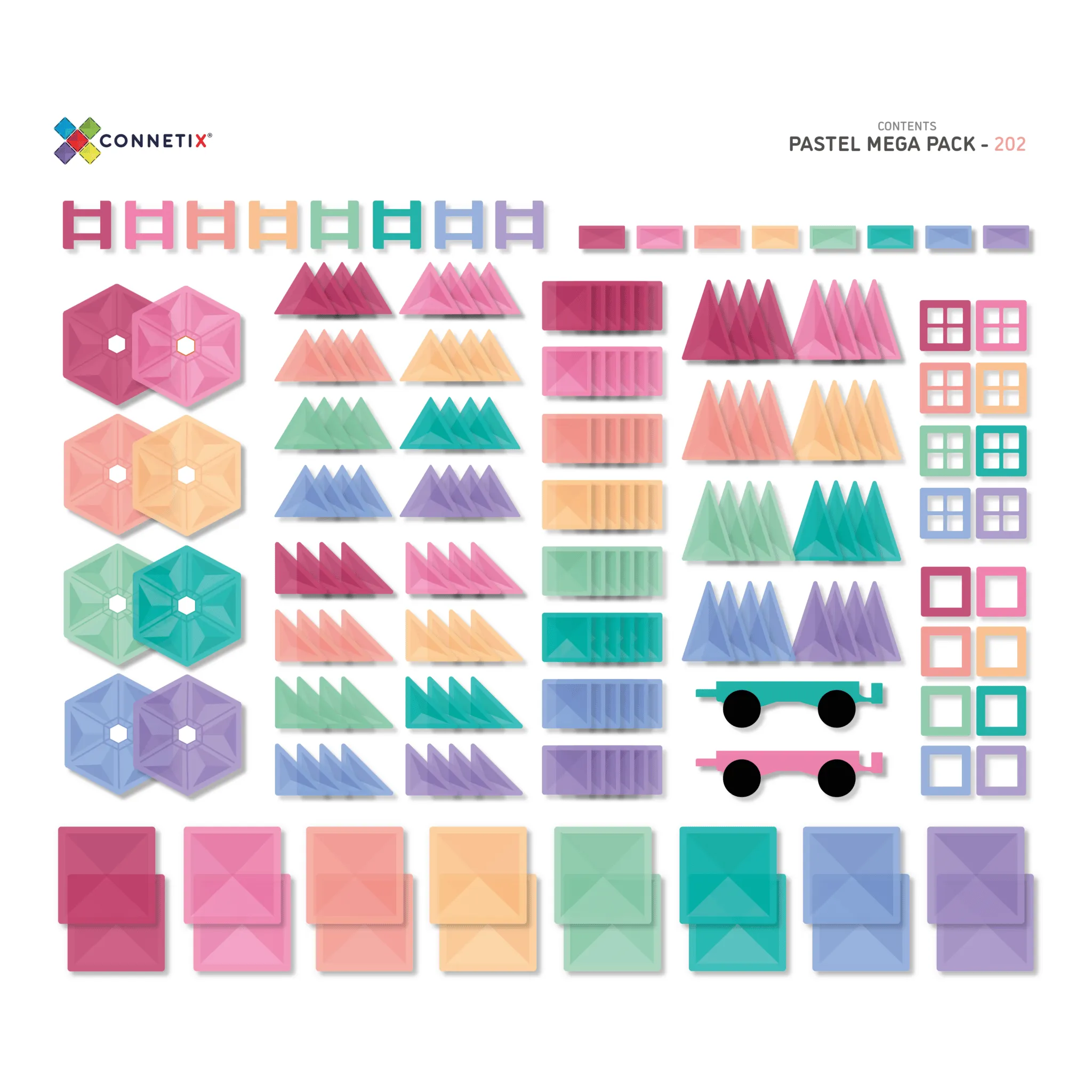 202 Piece Pastel Mega Pack