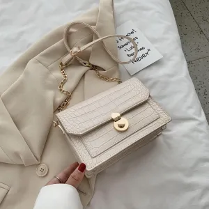 2022 new female bag stone pattern shoulder bag lady bag chain bag messenger bag fashion mobile phone bag small square bag