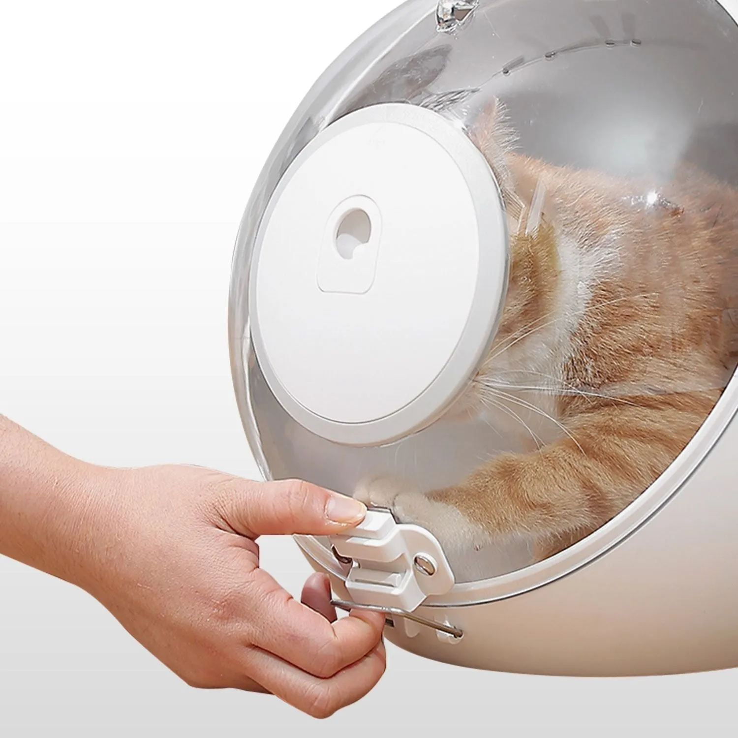 24L Smart Pet Carrier w/ Air Ventilation & Night Light - FLOOFI