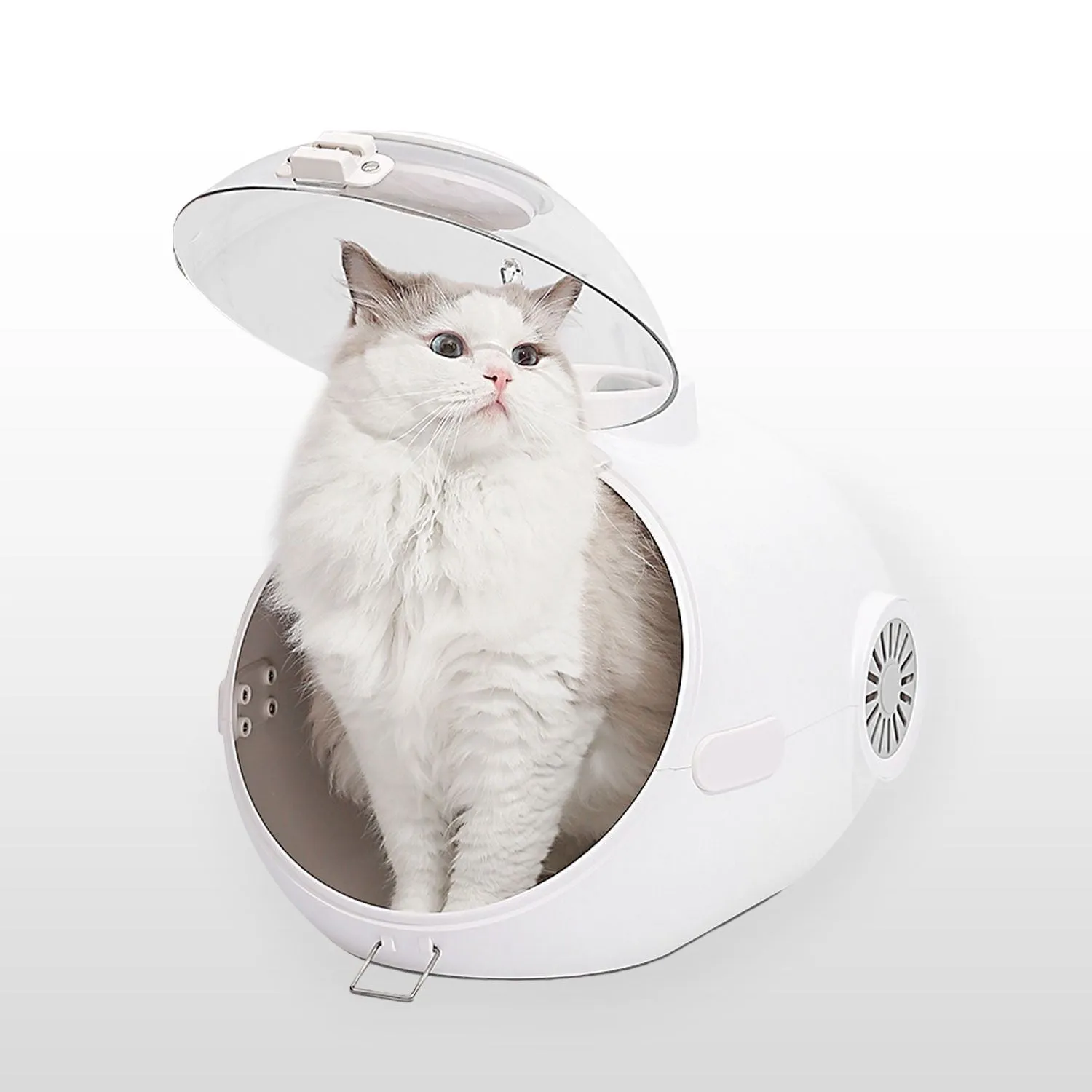 24L Smart Pet Carrier w/ Air Ventilation & Night Light - FLOOFI