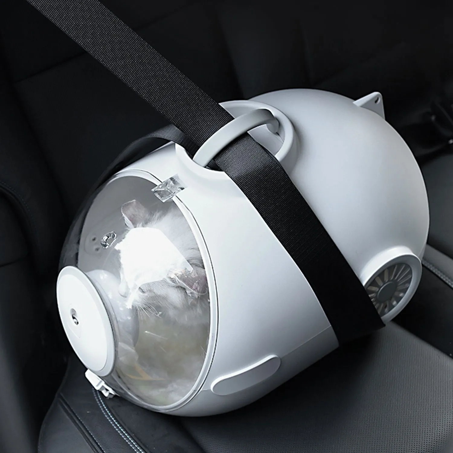 24L Smart Pet Carrier w/ Air Ventilation & Night Light - FLOOFI
