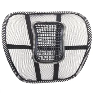 2Pcs Massage Car Cushion Seat Back Mesh/Hollow  Cloth Support Lumbar Waist Chair Massage Back Pillow for Cars Home Office New