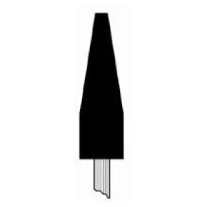 3/4" x 2-1/2" Mounted Points PT-60P Brown A Shaped