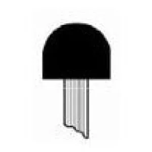3/4" x 5/8" Mounted Points PT-60Q White A Shaped