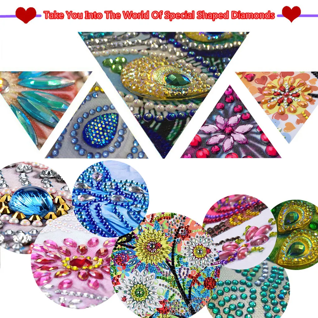 5D DIY  Special-Shaped Diamond- Cat 30*40cm