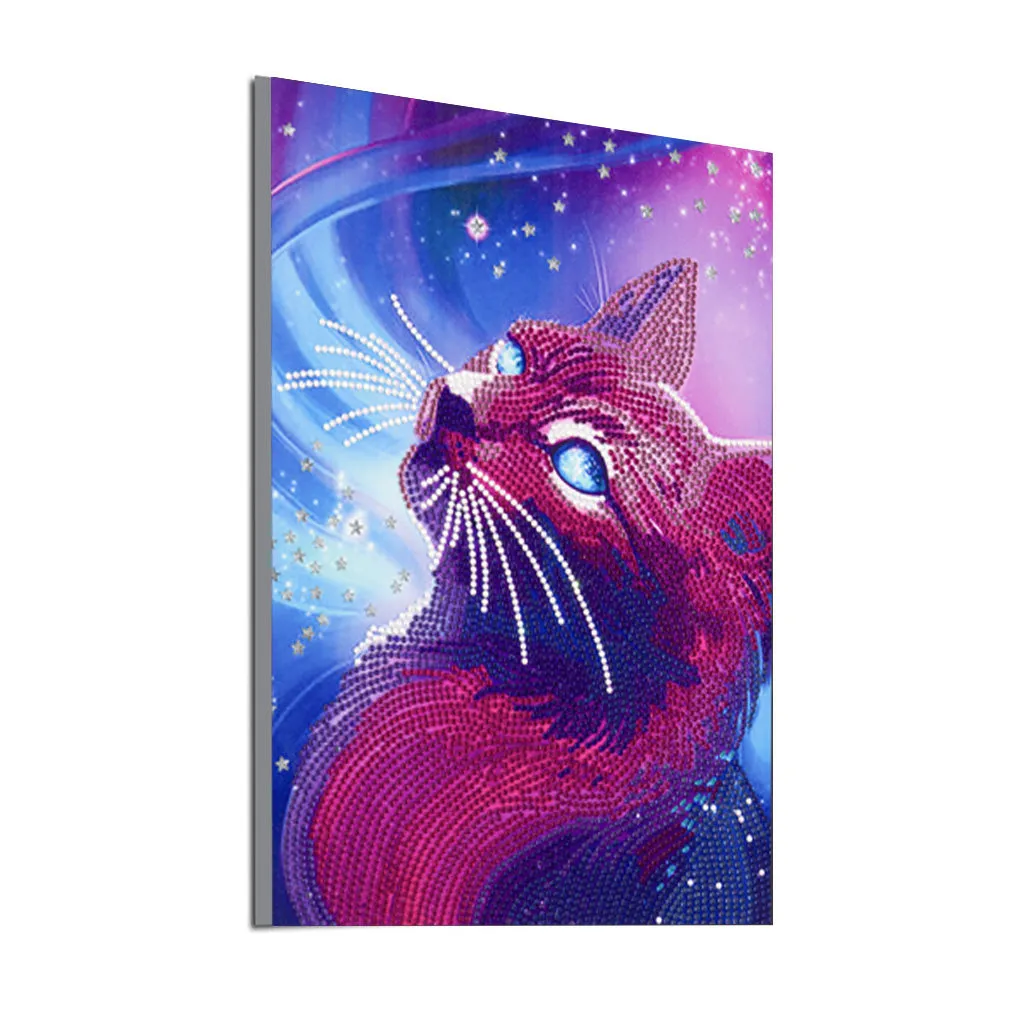 5D DIY  Special-Shaped Diamond- Cat 30*40cm
