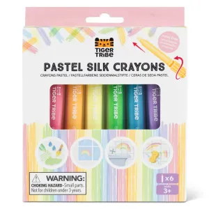6 pk Pastel Silk Crayons