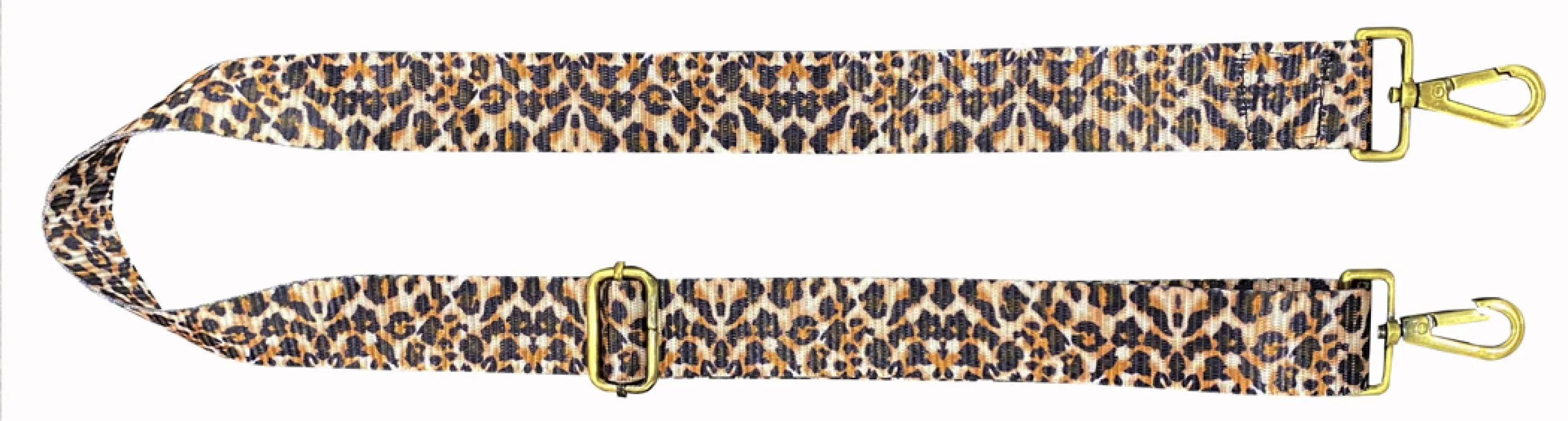 Adjustable Nylon Bag Strap ~ Cheetah