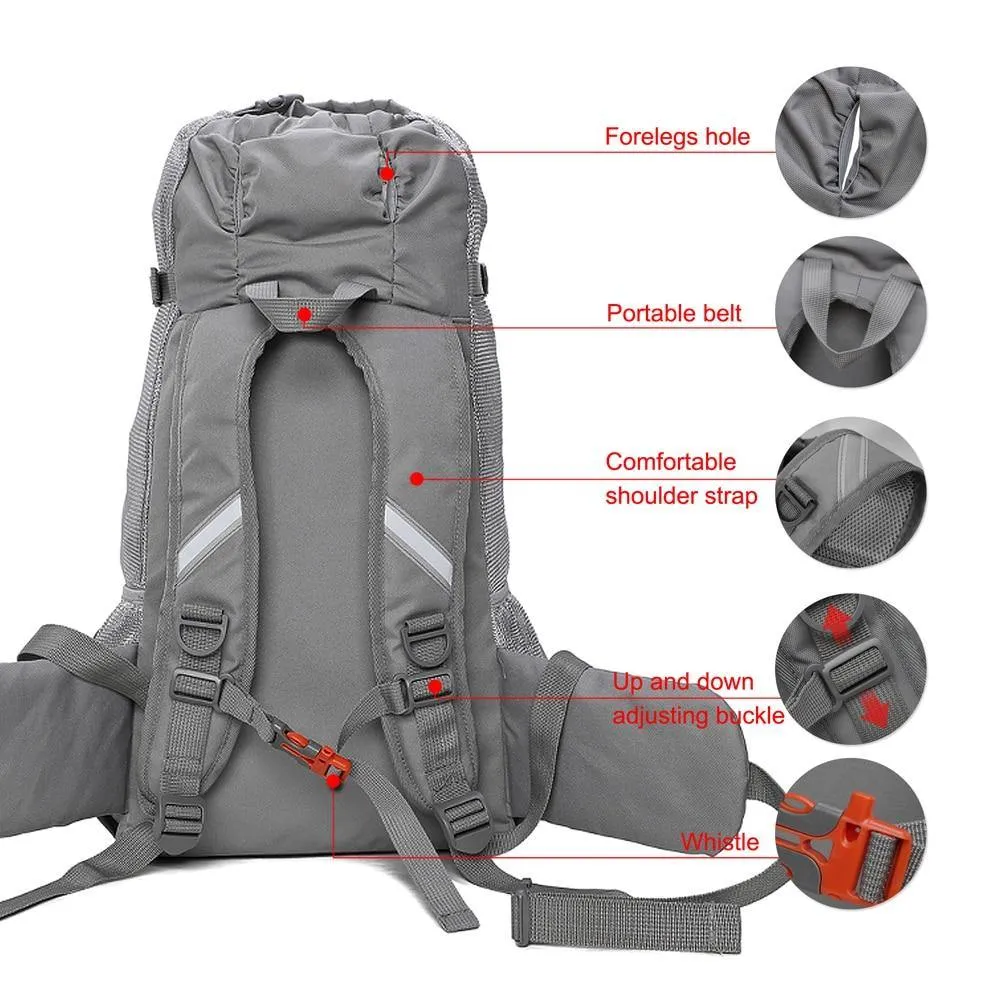 Adjustable Reflective Carrier Bag For Dogs - Outdoor Travel Backpack
