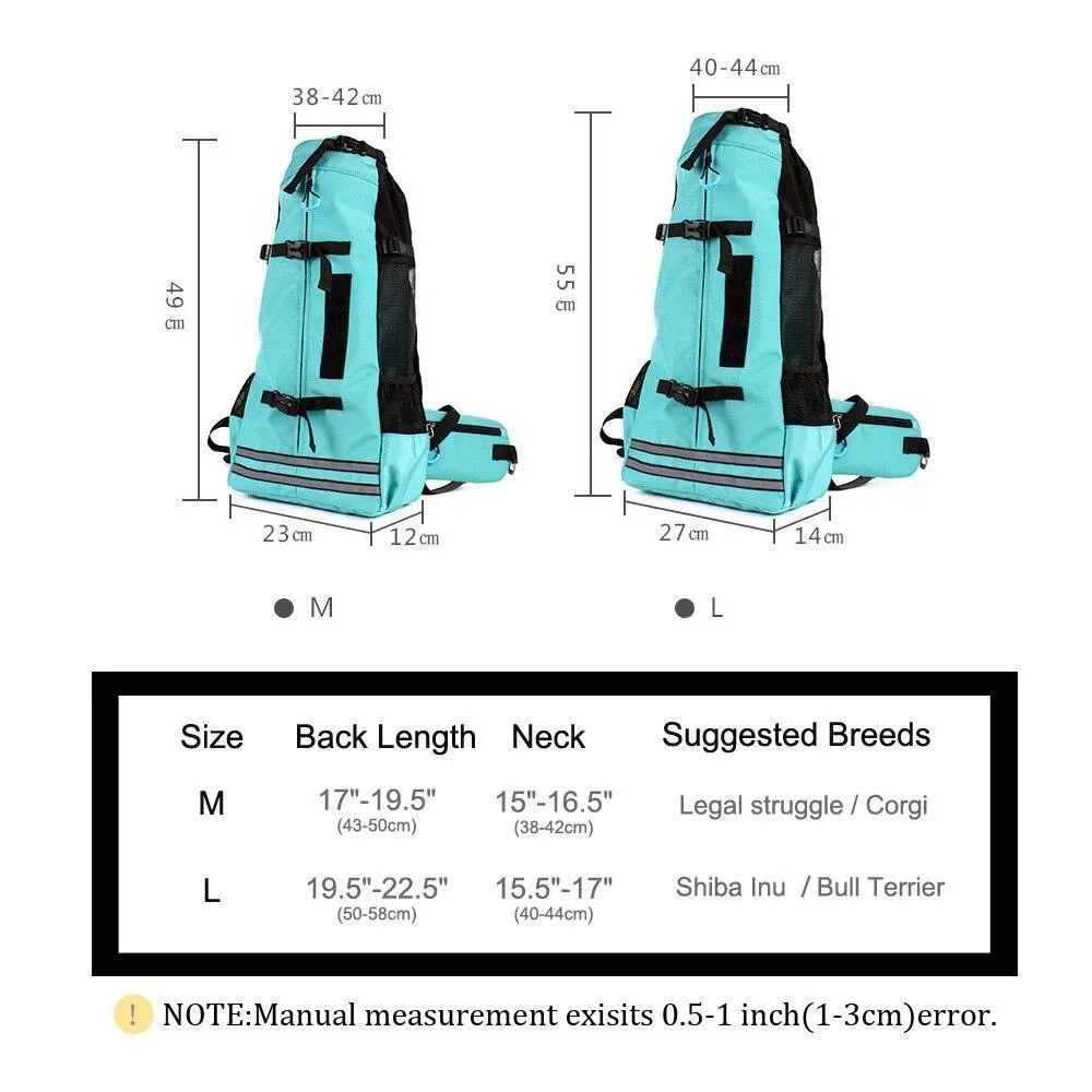 Adjustable Reflective Carrier Bag For Dogs - Outdoor Travel Backpack