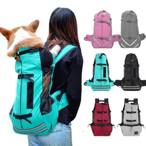 Adjustable Reflective Carrier Bag For Dogs - Outdoor Travel Backpack
