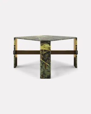 Alani Verde Borgogna Marble Dining Table