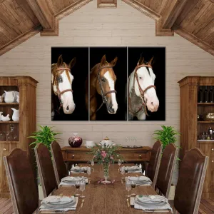 American Paint Horses Wall Art choice of styles