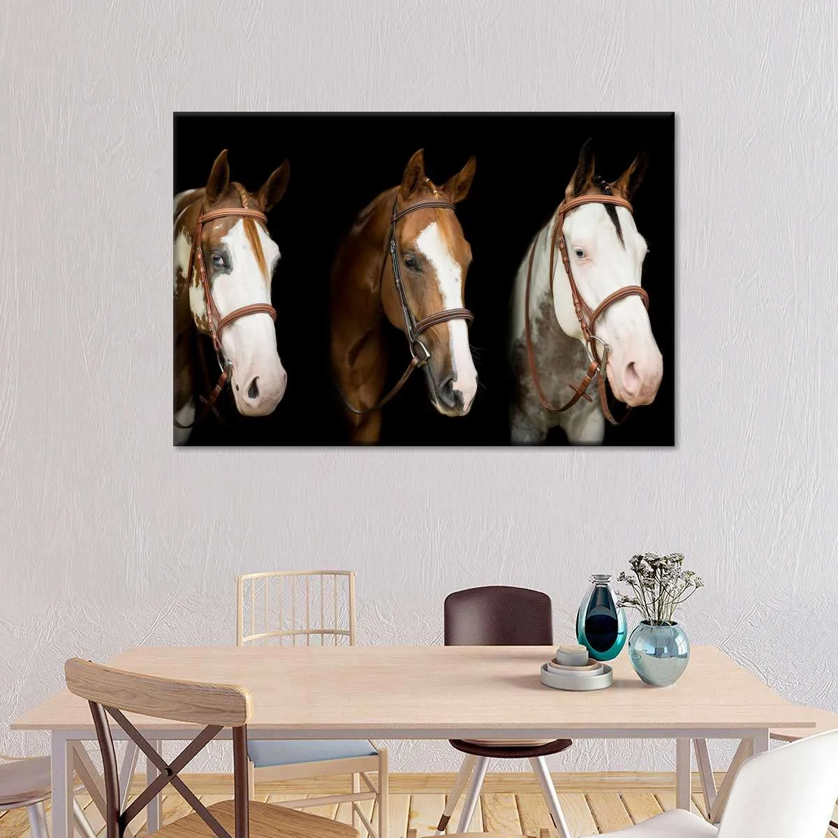 American Paint Horses Wall Art choice of styles