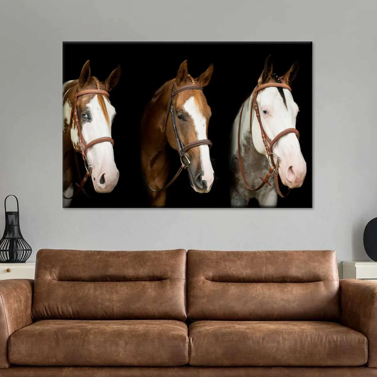 American Paint Horses Wall Art choice of styles