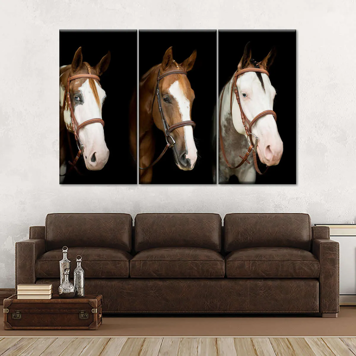 American Paint Horses Wall Art choice of styles