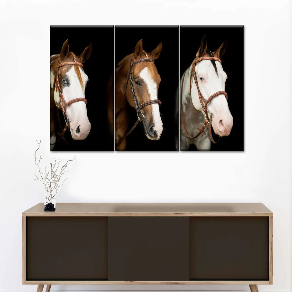 American Paint Horses Wall Art choice of styles