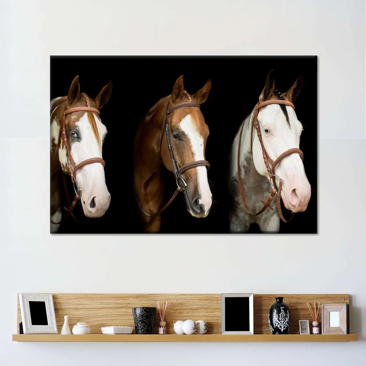 American Paint Horses Wall Art choice of styles