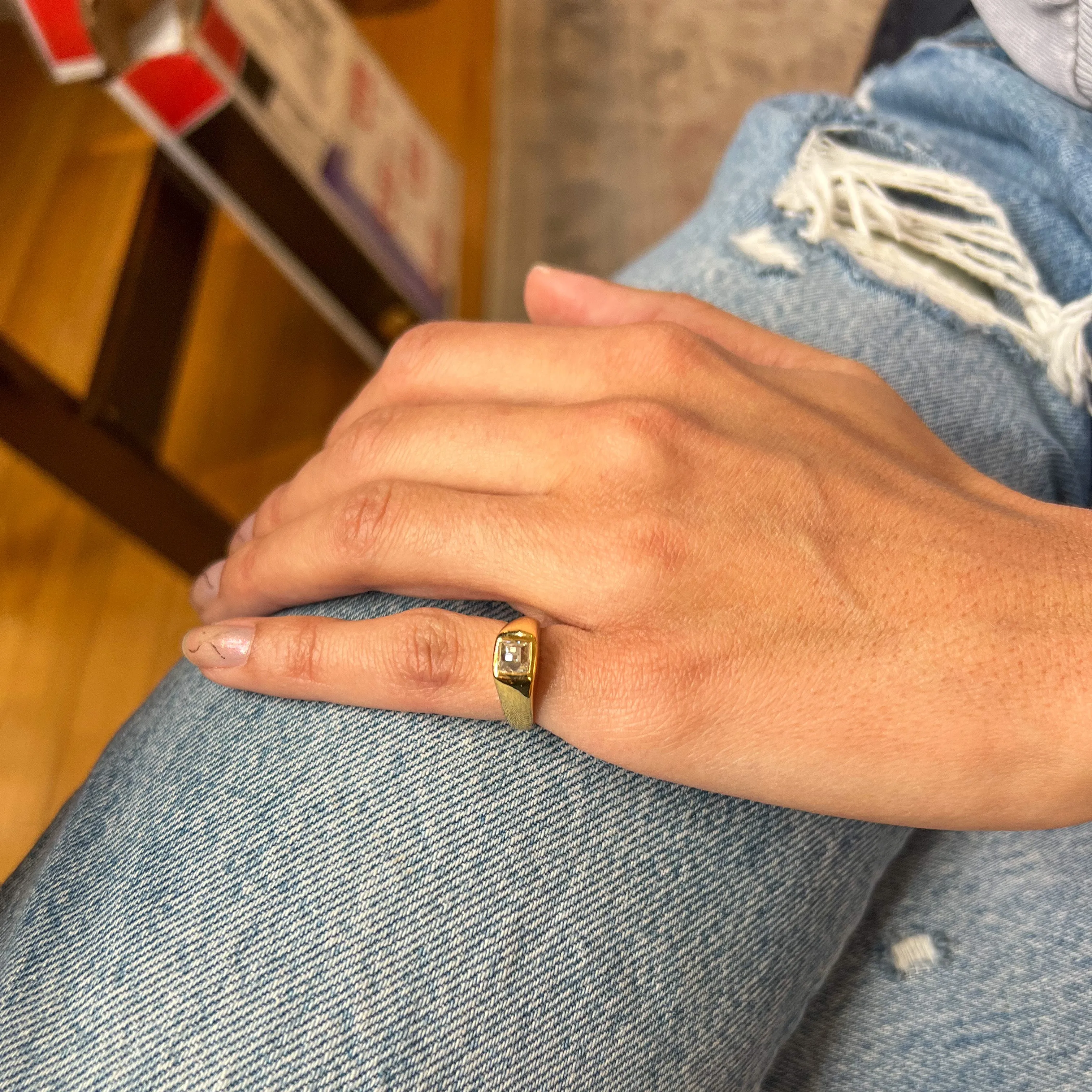 Ann table cut solitaire