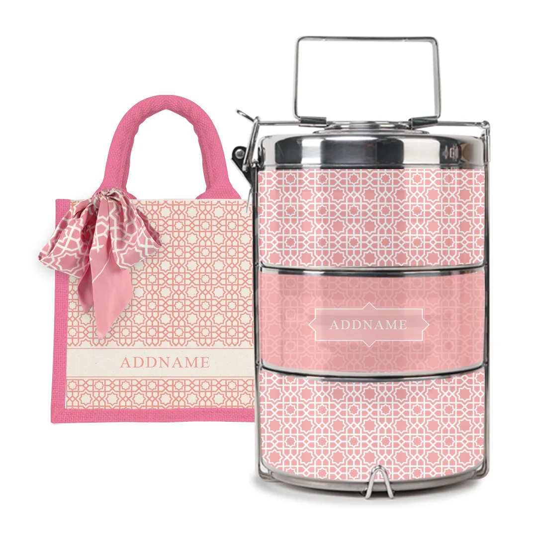 Annas Series - Peach Tiffin Carrier