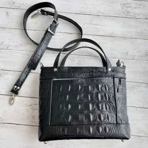 Archive Micro in Croc Black