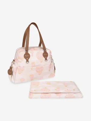 Atelier Choux Baby Girls Hot Air Balloons Changing Bag in Pink (38cm)
