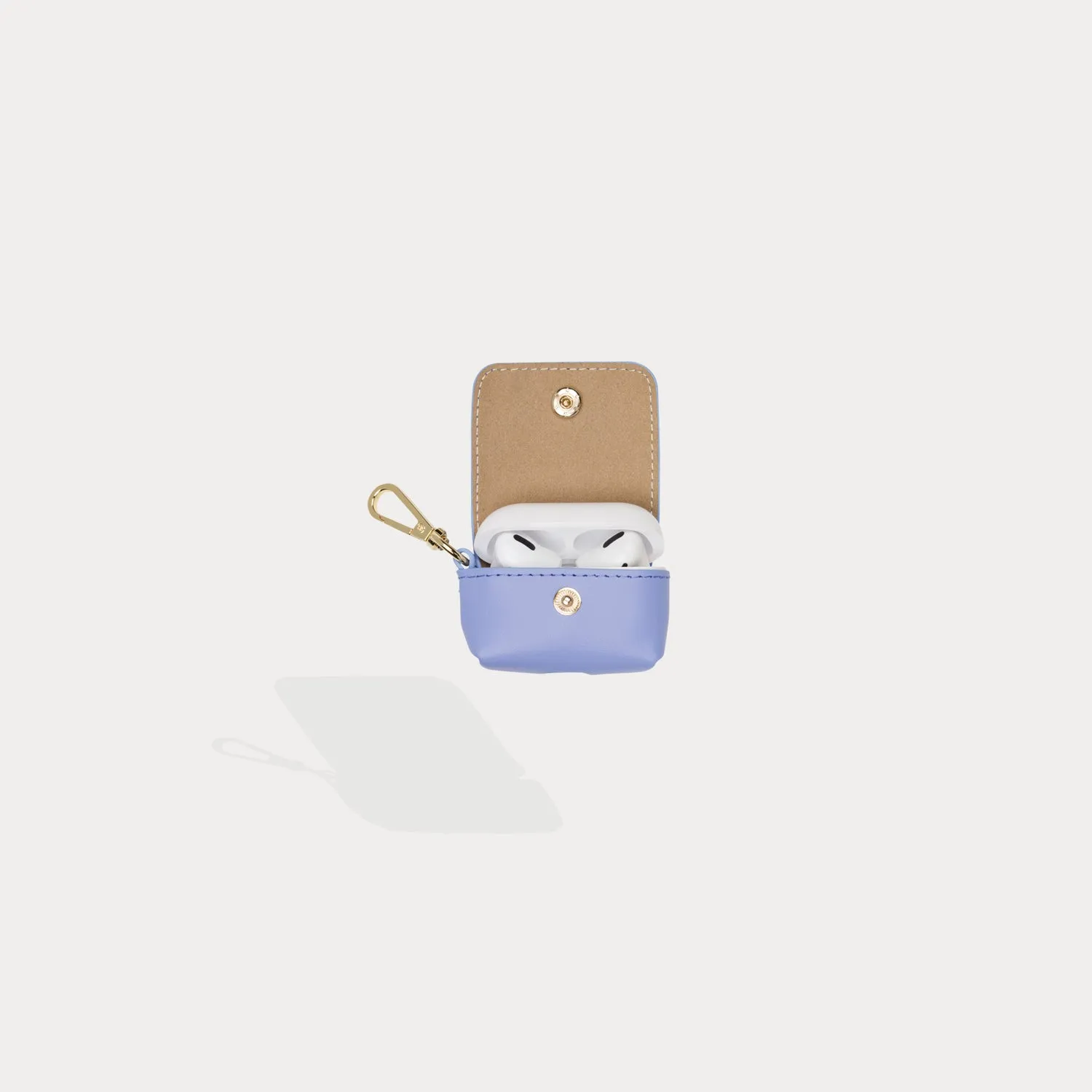 Avery AirPods Clip-On Pouch - Lavender/Gold