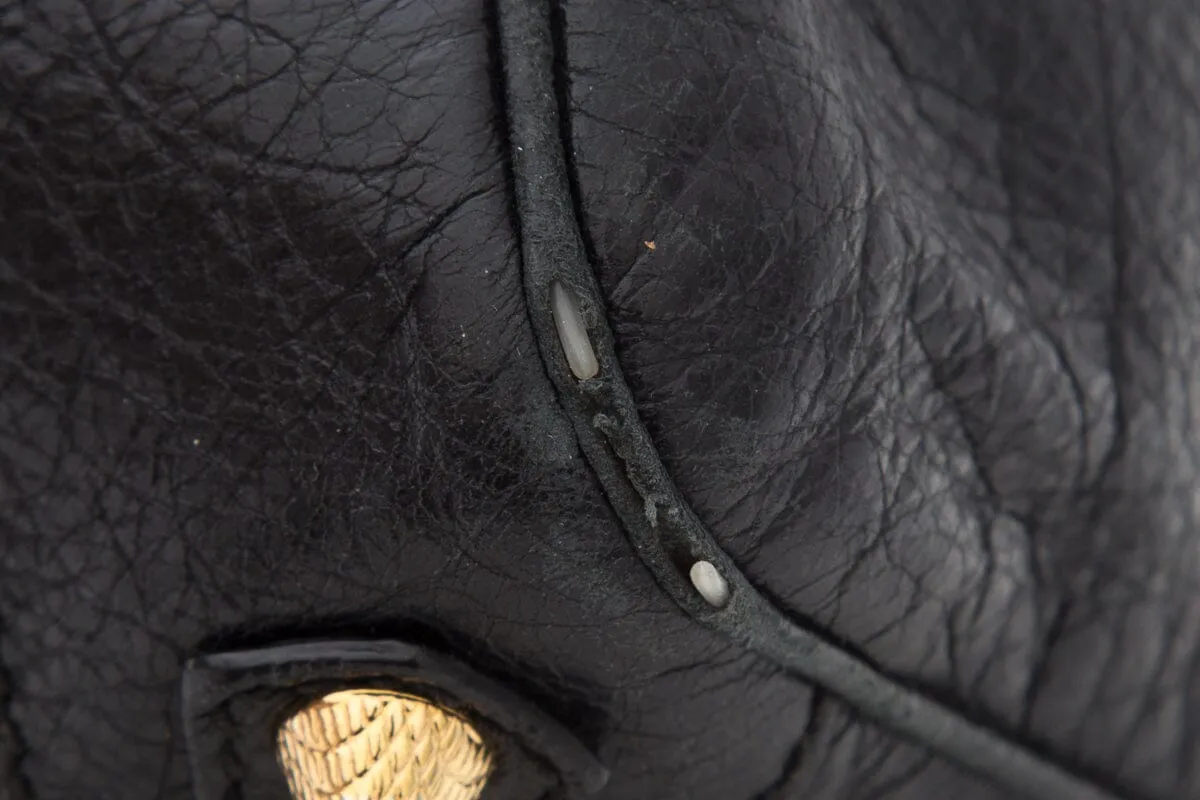 Balenciaga Black Leather City Handbag