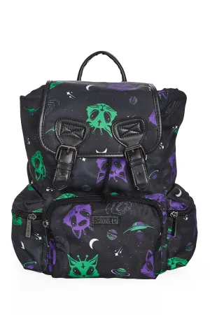 Banned Alternative ALIEN CAT BACKPACK
