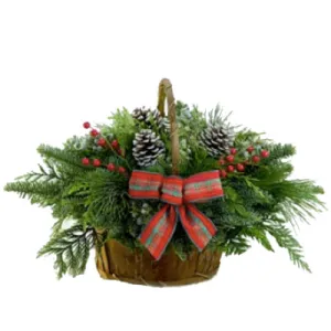 Bark Basket Centerpiece - 10” x 15”