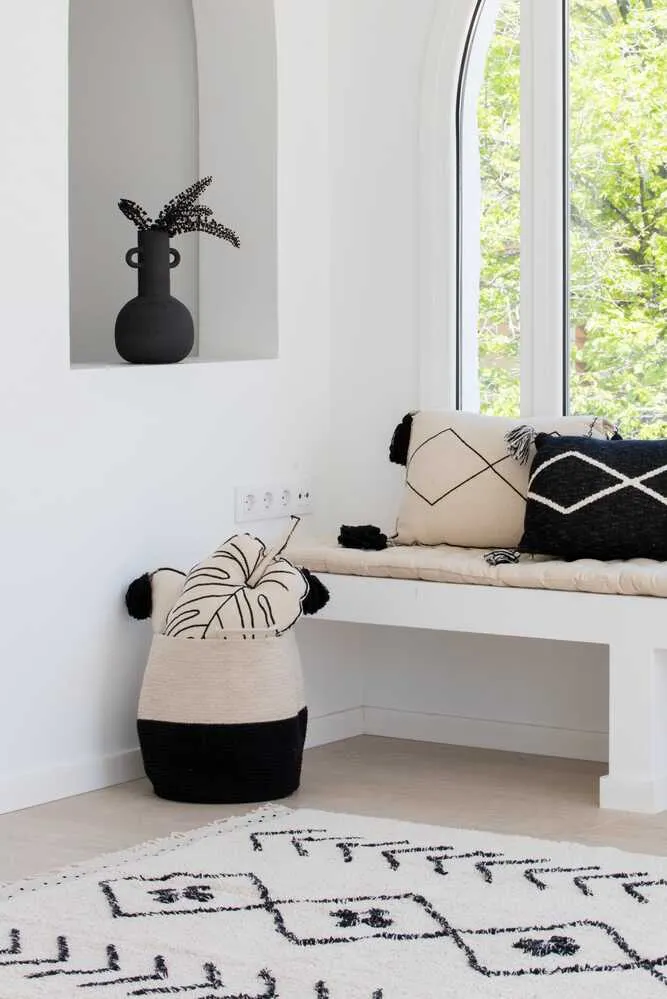 Basket Zoco Black - Natural  - Morocco