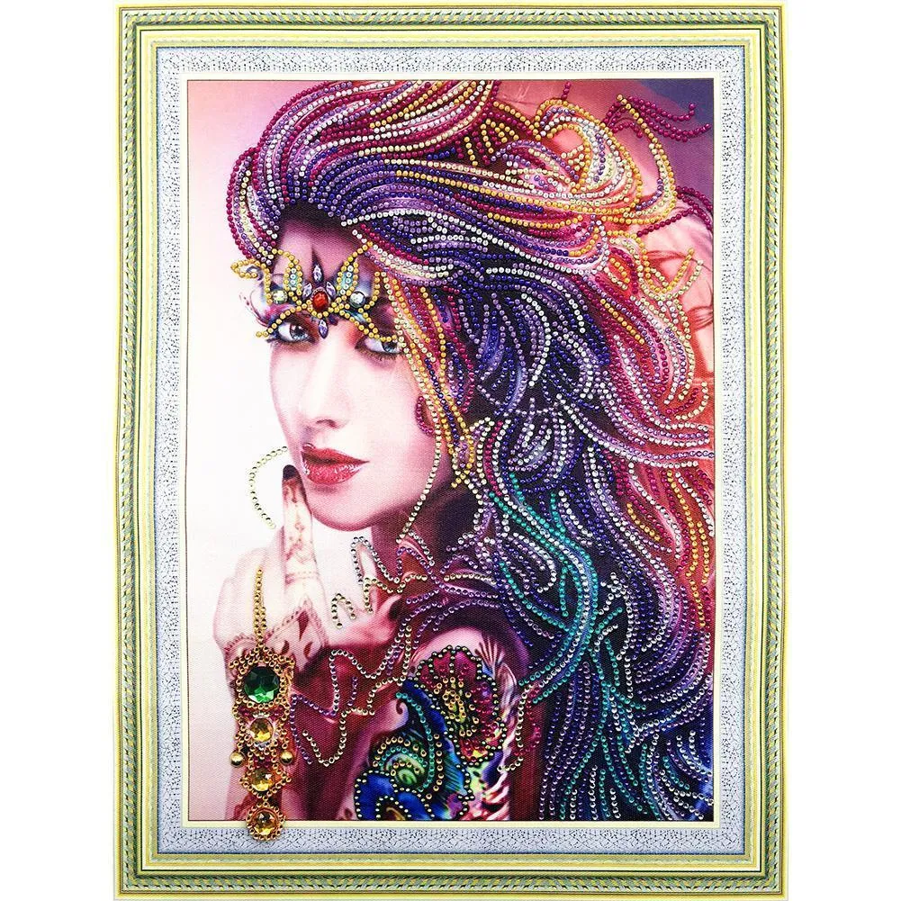 Beauty 5D DIY Special-shaped Diamond Painting