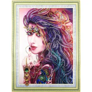 Beauty 5D DIY Special-shaped Diamond Painting