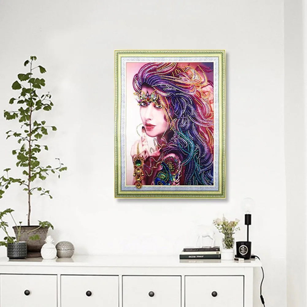 Beauty 5D DIY Special-shaped Diamond Painting