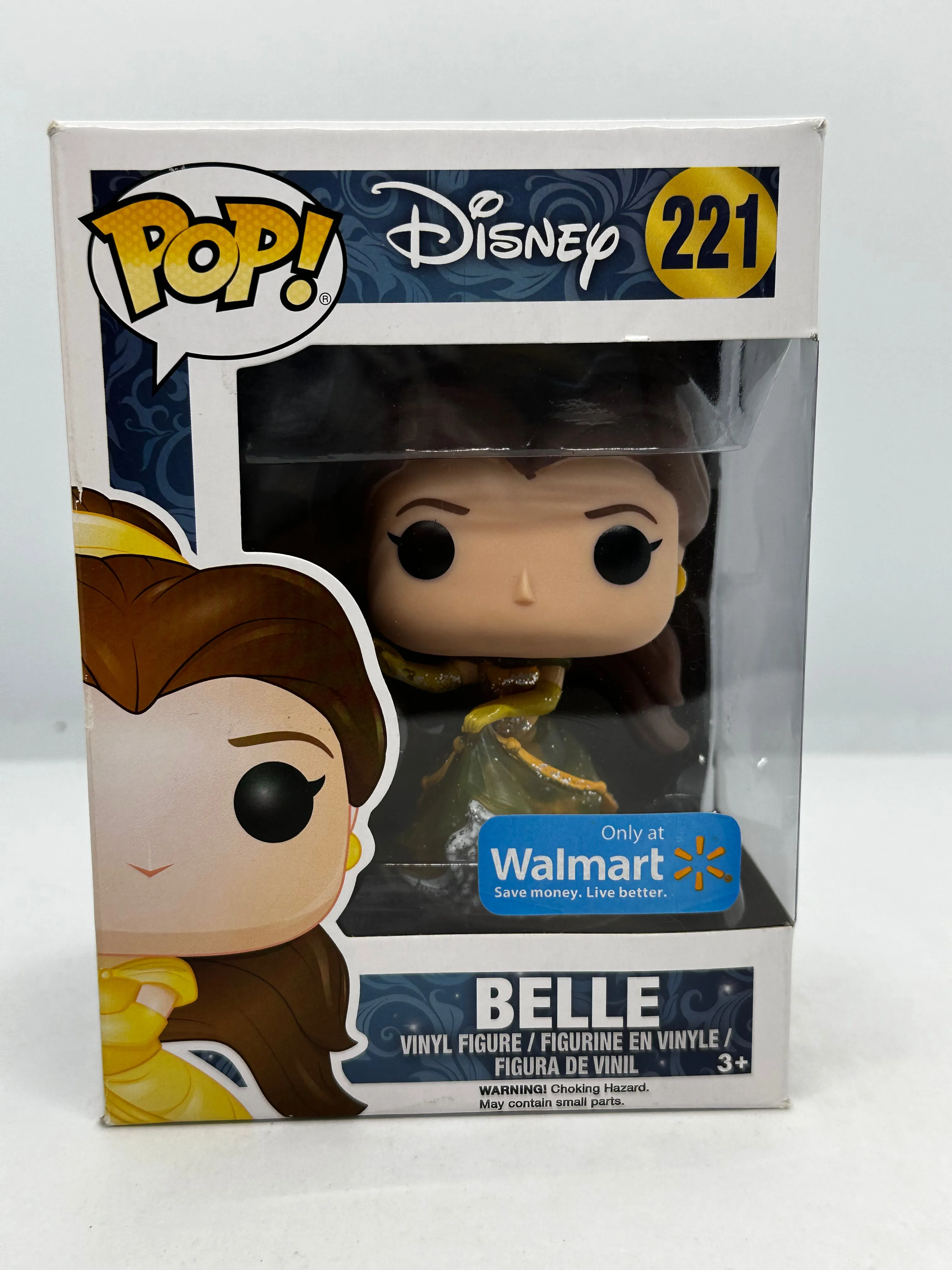 Beauty and The Beast - Belle Dancing Glitter Walmart Exclusive #221 Pop! Vinyl