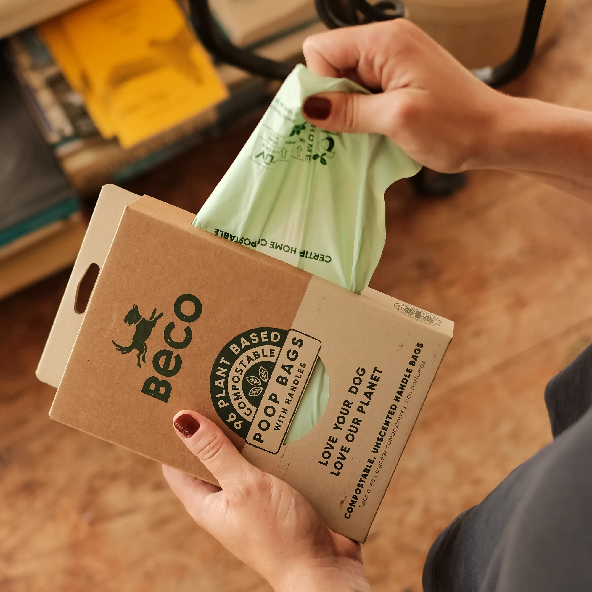 Beco Home Compostable Poop Bag with Handles