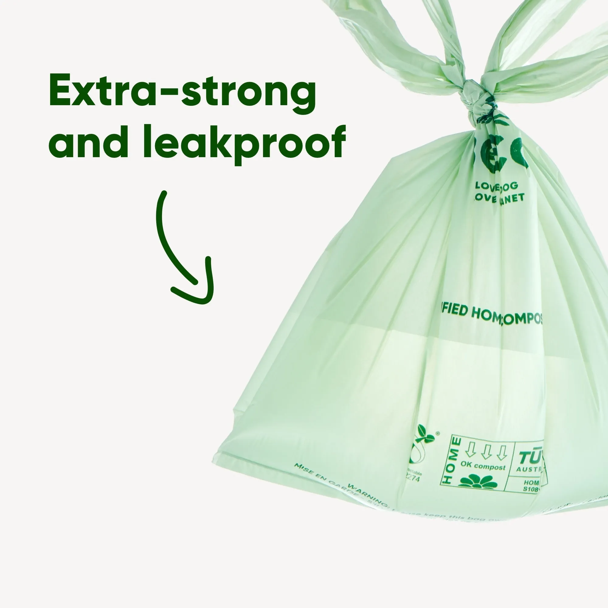 Beco Home Compostable Poop Bag with Handles