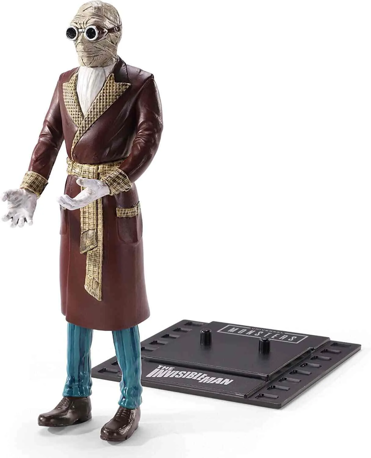 BendyFigs Universal Monsters 7 Inch Figure - Invisible Man