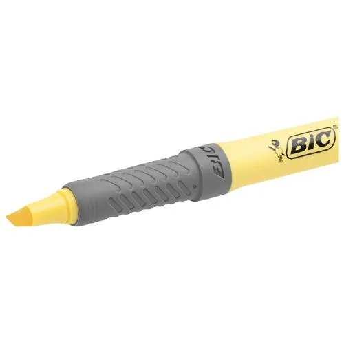 BIC - Card 4 Highlighter Grip Highlighters - Pastel