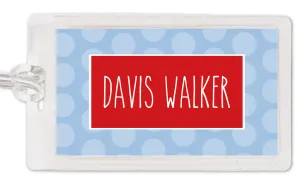 Big Dots Boy Bag Tag