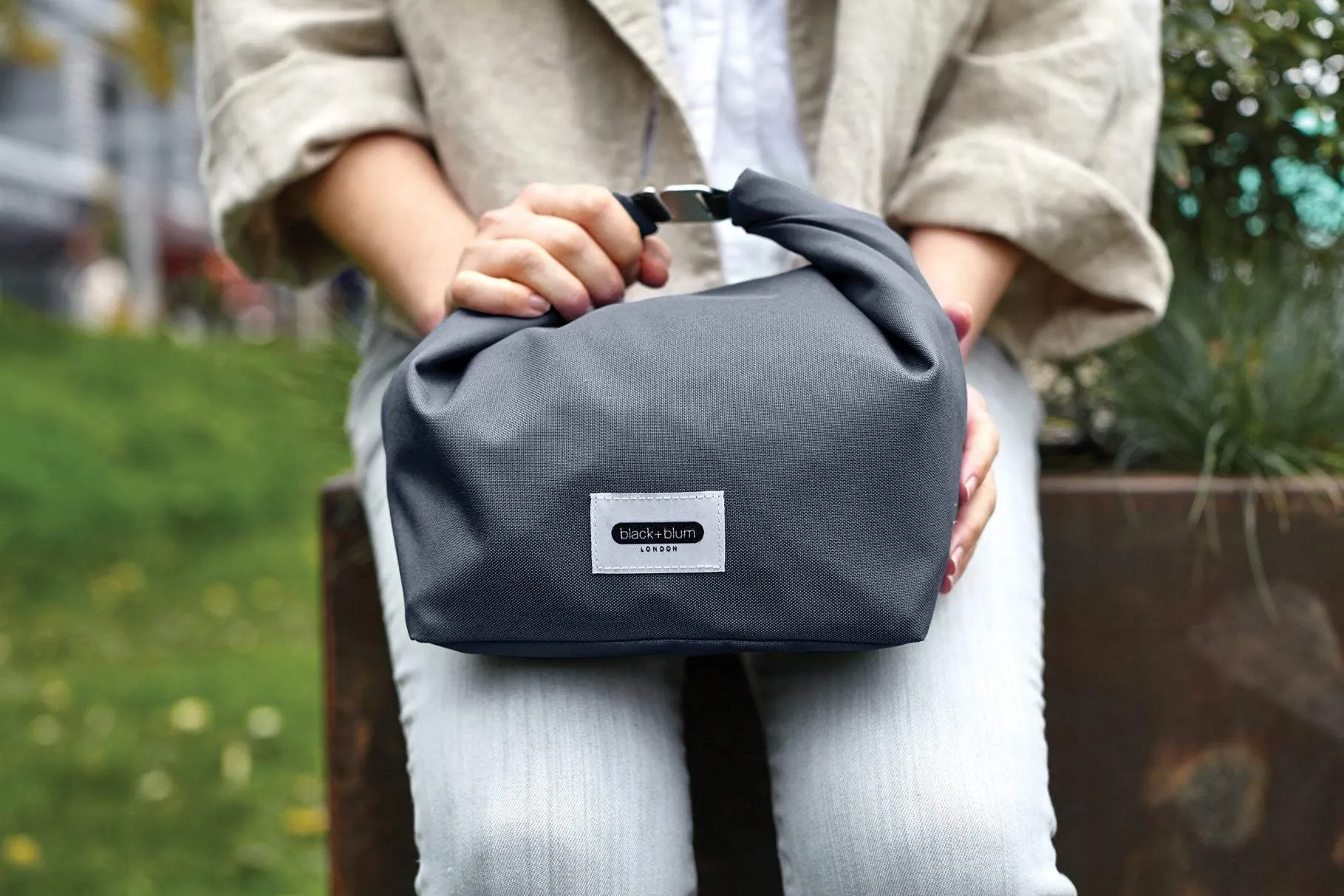 Black Blum Lunch Bag