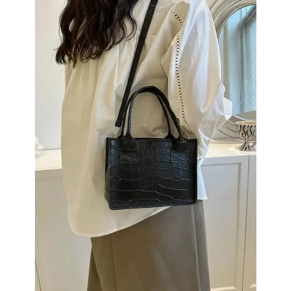 Black Leather Handbag