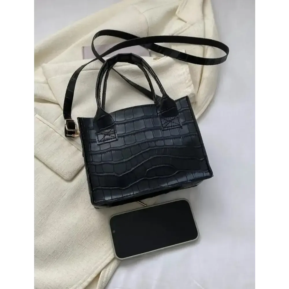 Black Leather Handbag
