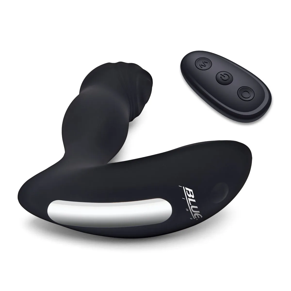 Blue Line Thumper Flicking Remote Controlled Prostate Stimulator Black